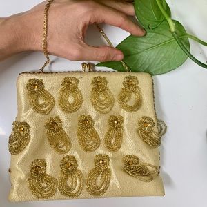 1960's Vintage Walborg Evening Bag, Satin Lining